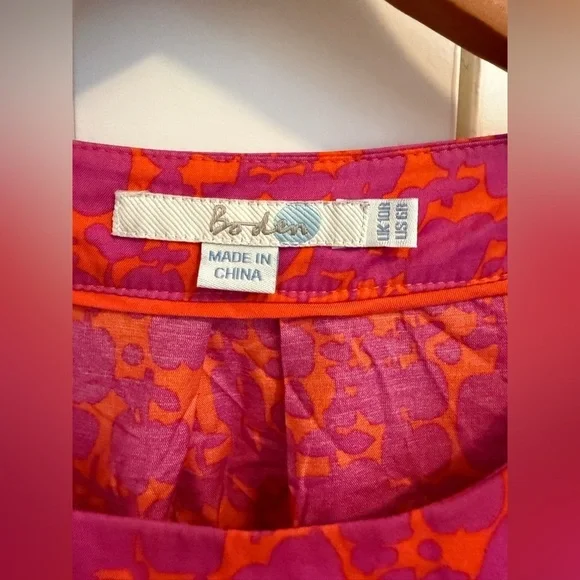 Boden Hampstead Silk Blend Floral print blouse Size 6 - Picture 2 of 8